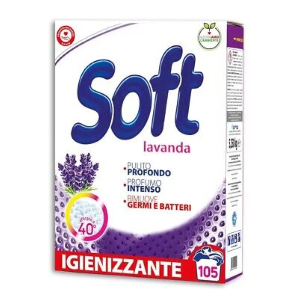 Soft Polvere Lavatrice 105 misurini - Offerta nel negozio Happy Casa