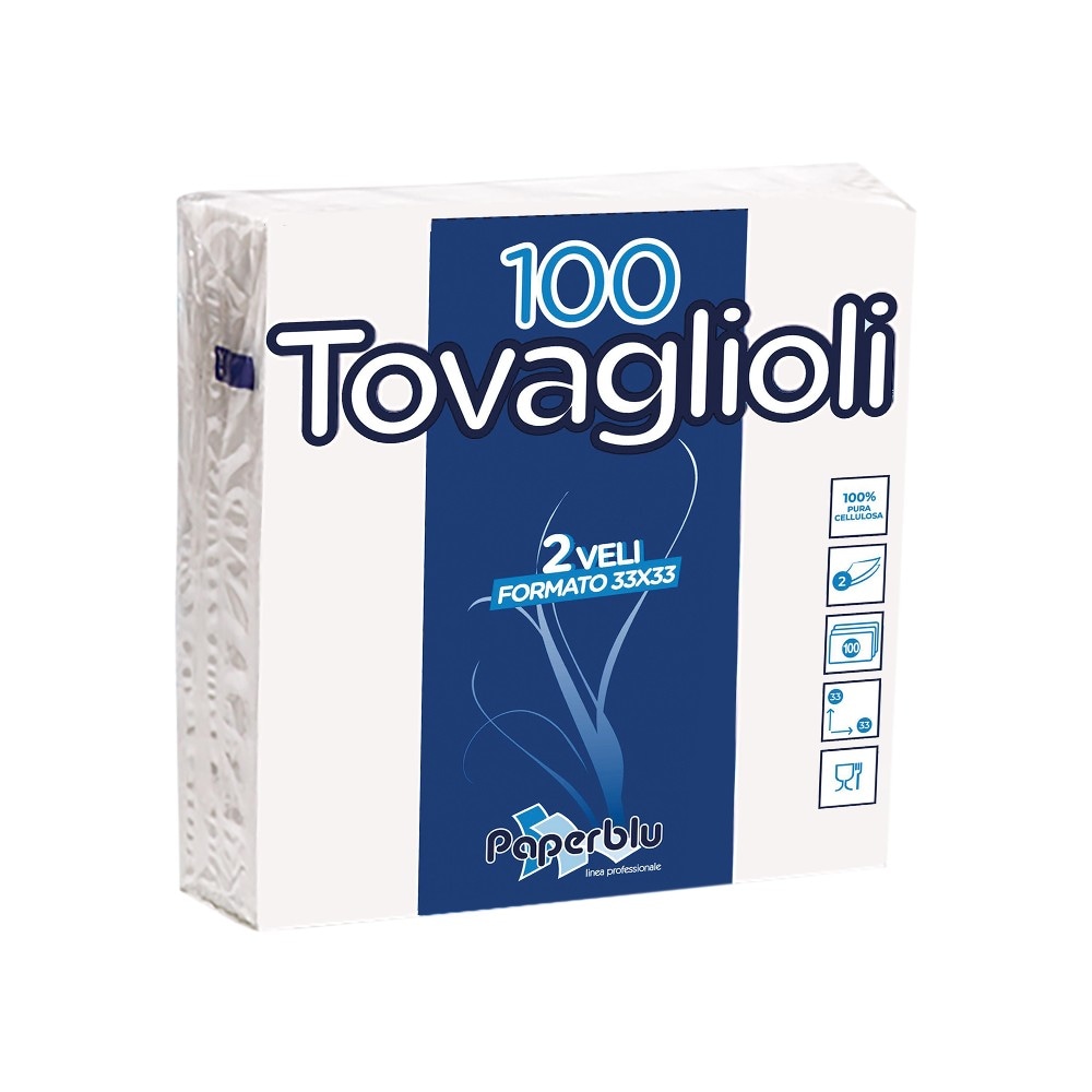 Tovaglioli 2 Veli conf 100 pezzi in offerta da Carrefour