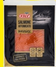 Salmone norvegese affumicato, 200 g Vici – Bennet
