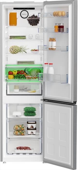 Beko frigo combinato metal look B5EUNA406HXB, 355 LT – Comet