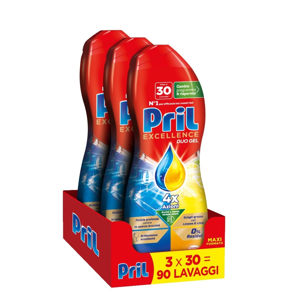 Gel lavastoviglie Pril 1,89 l in offerta da Carrefour