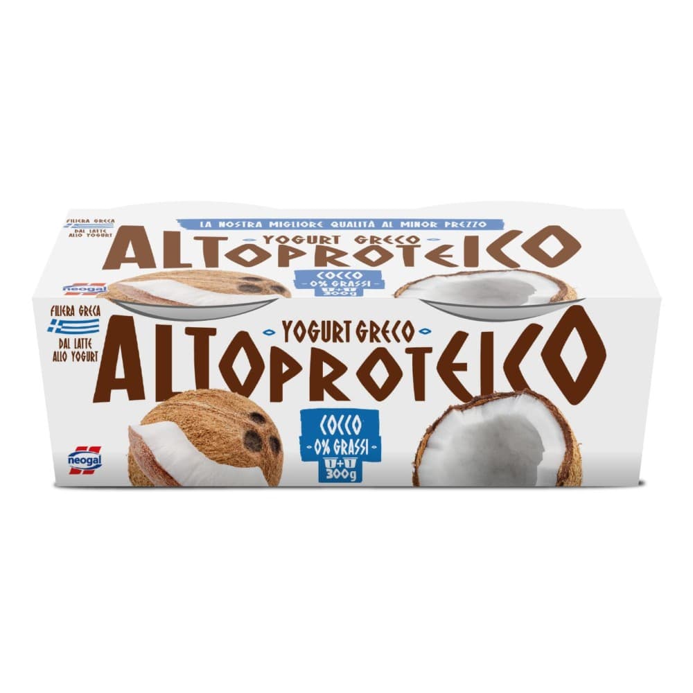 Yogurt greco Altoproteico, 2x150 g Neogal – Il Gigante