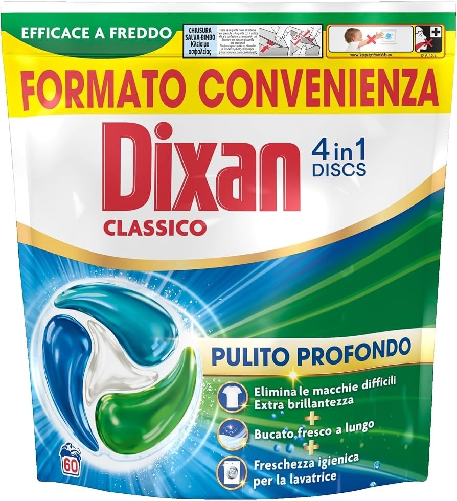 Dixan Power Caps Classico 4in1 formato convenienza in offerta da Acqua & Sapone