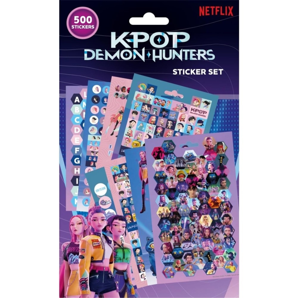 KPOP DEMON HUNTERS set sticker 12 pezzi in offerta da Il Gigante
