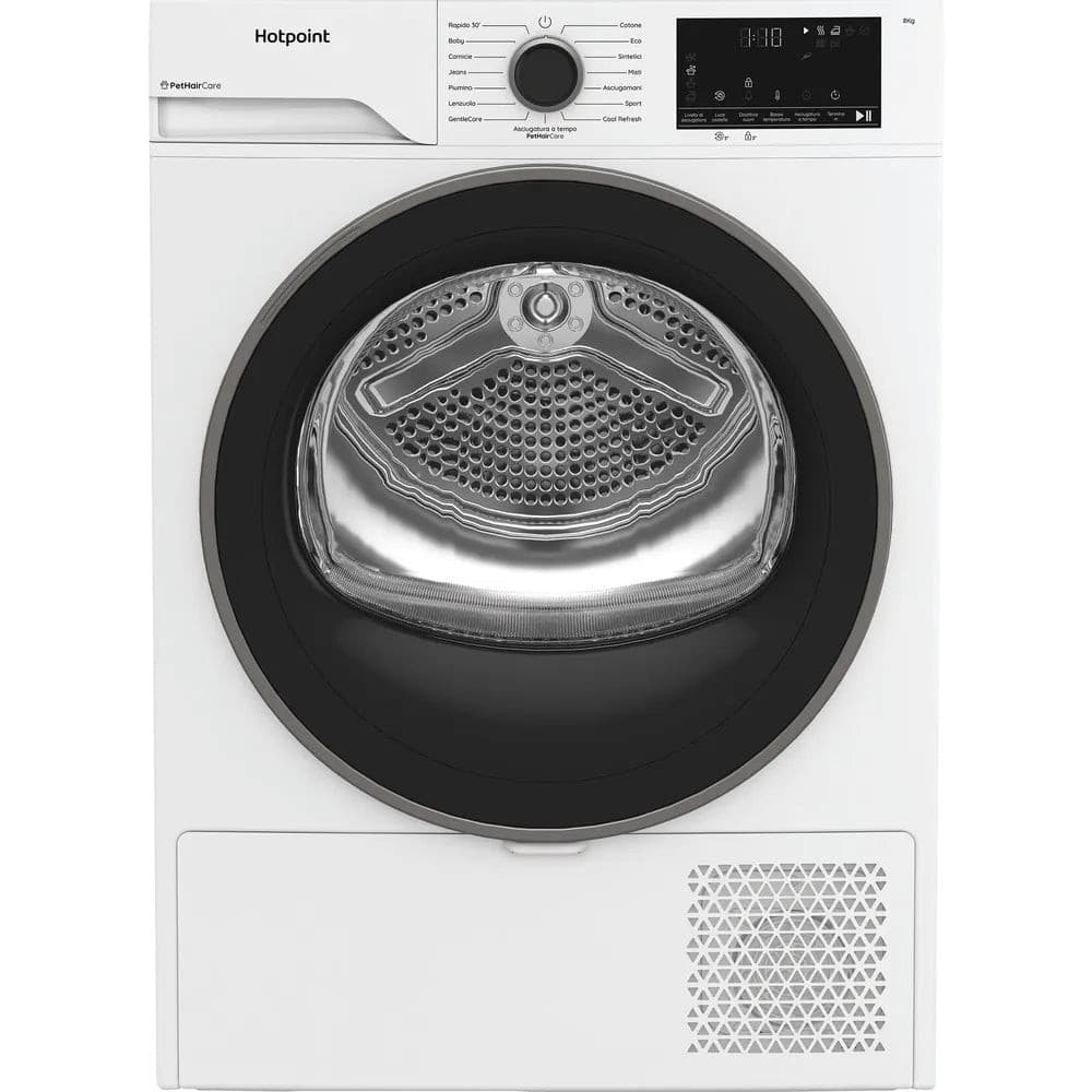 Hotpoint Ariston asciugatrice HPT8D80BSIT, 8 kg – Unieuro