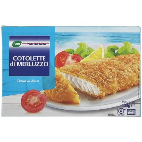 Cotolette di merluzzo 400 g in offerta da Panorama
