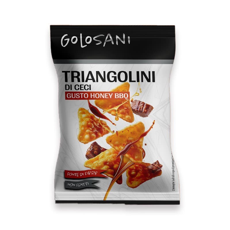 Golosani triangolini di ceci, 140 g – Dpiù