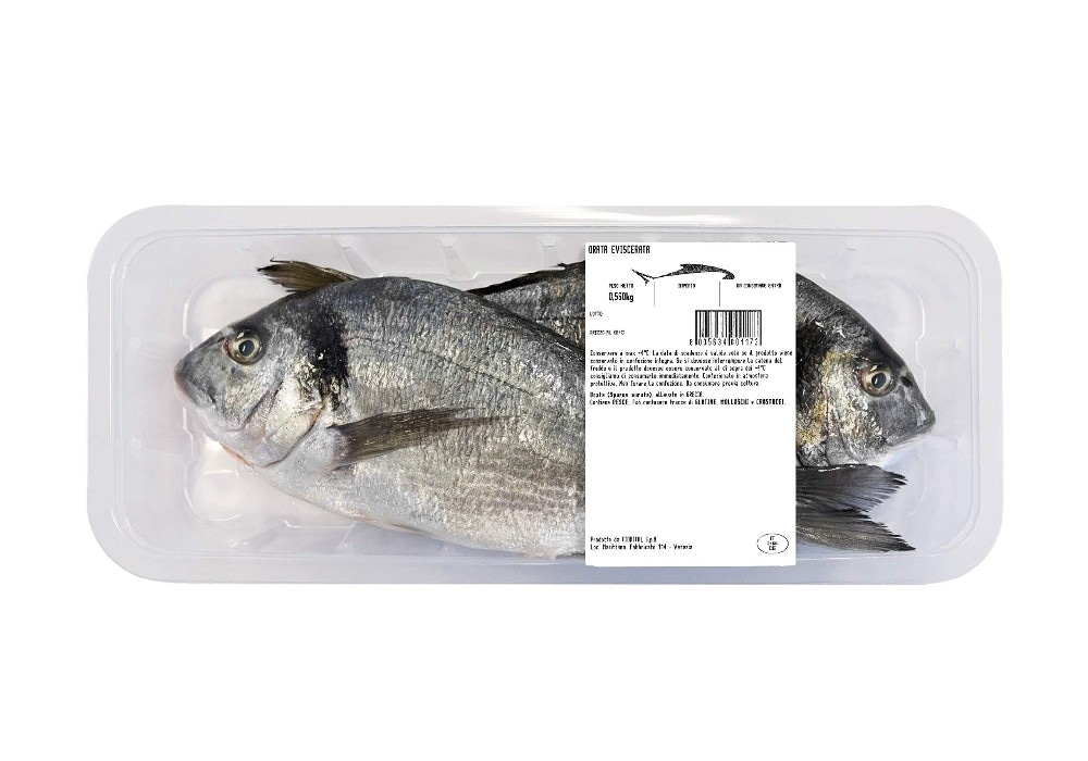 Orata eviscerata 560 g in offerta da Lidl