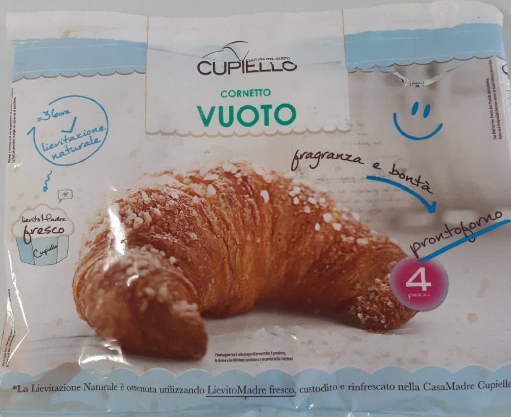 Cornetto Vuoto, 4 pezzi Cupiello – Dpiù
