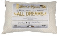 Guanciale con imbottitura in fiocco di memory All Dreams in offerta da Bennet