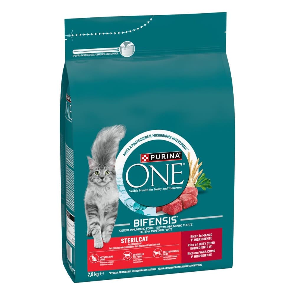 Purina One Sterilcat ricco in manzo, 2,8 kg – Dpiù