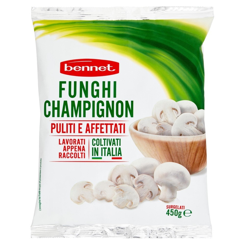 Funghi Champignon Surgelati Bennet g 450 - Offerta nel negozio Bennet