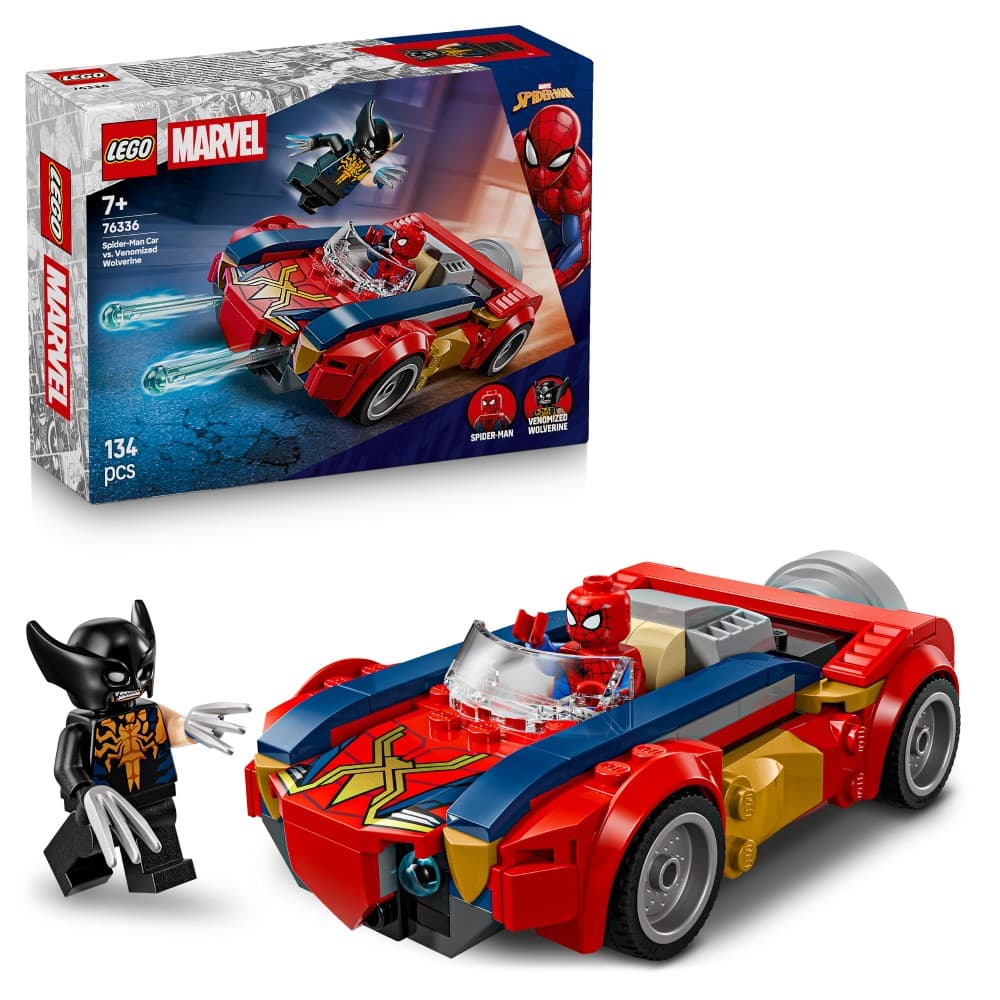 LEGO Friends Minimarket di Heartlake City o LEGO Marvel Auto di Spider-Man vs. Venomized Wolverine in offerta da Esselunga