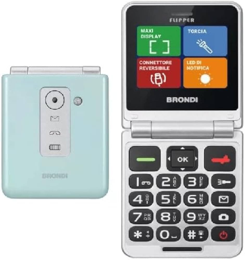 Brondi Flipper Senior Phone – Comet