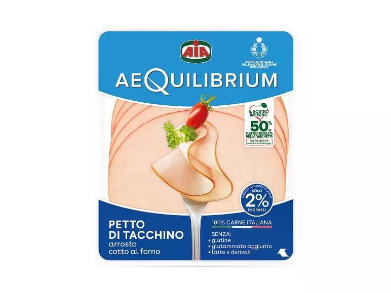 Petto di Tacchino al Forno Aequilibrium AIA 135 g AIA Aequilibrium in offerta da Penny