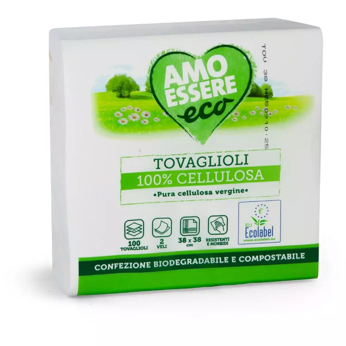 Tovaglioli Ecolabel 100 pz in offerta da Eurospin