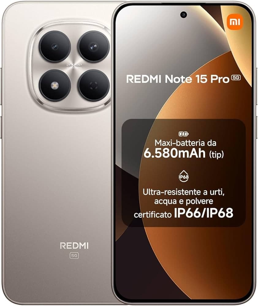 Redmi Note 15 5G Smartphone Xiaomi in offerta da Comet