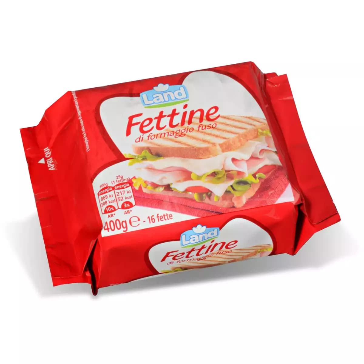 Fettine di formaggio fuso, 400 g Land – Eurospin