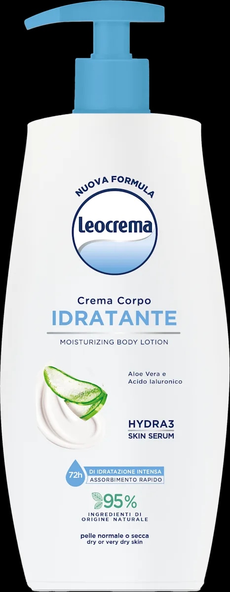 Crema corpo fluida nutriente Leocrema ml 500 in offerta da Panorama