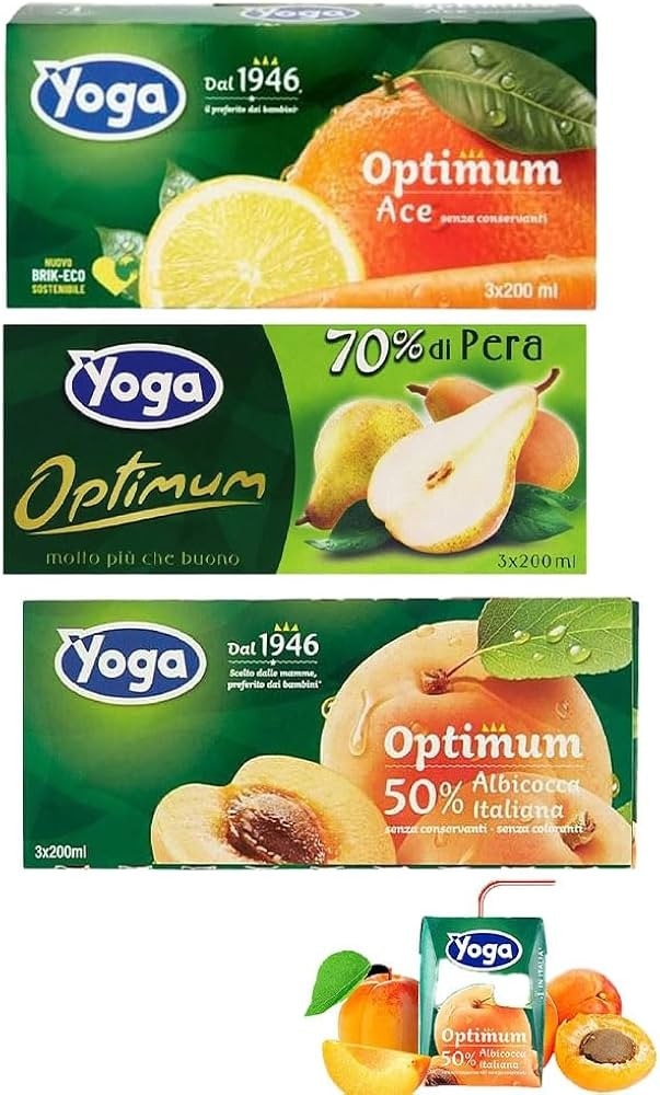 Succhi di Frutta Yoga Optimum Gusti Assortiti 1,2 l in offerta da Carrefour