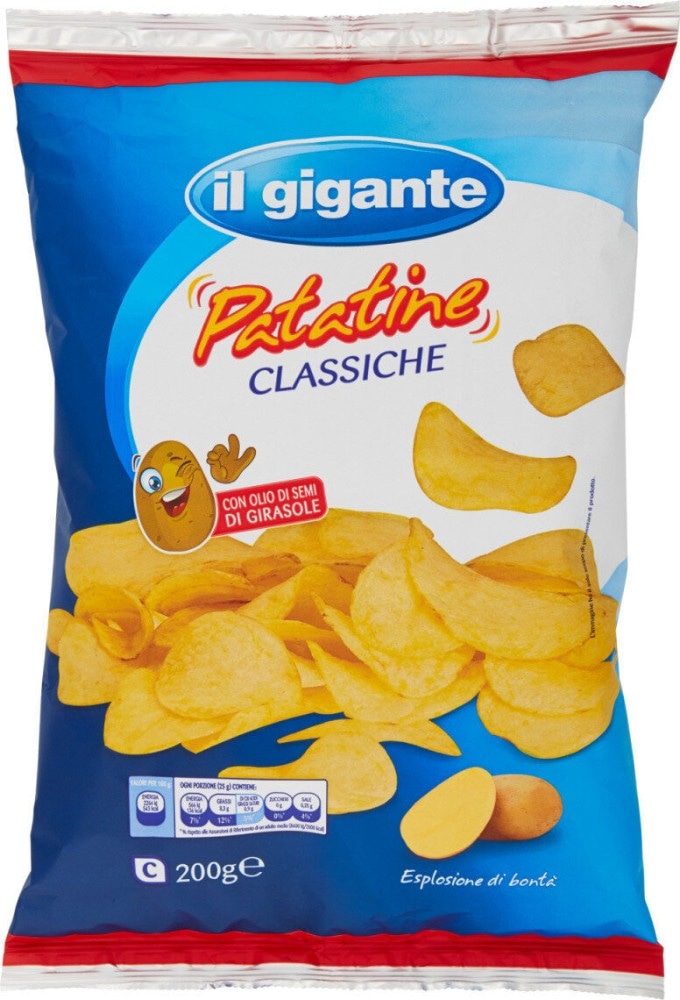 Patatine classiche 200 g in offerta da Il Gigante