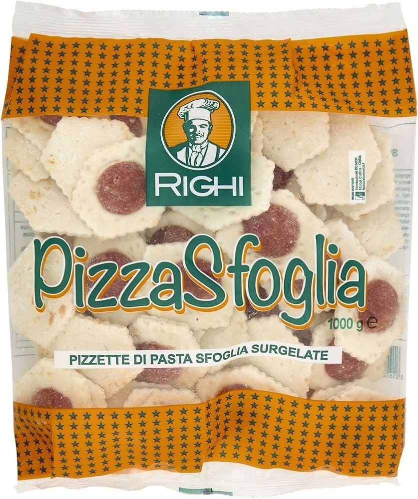 Pizzette o salatini di pasta sfoglia 1 Kg Righi in offerta da Panorama