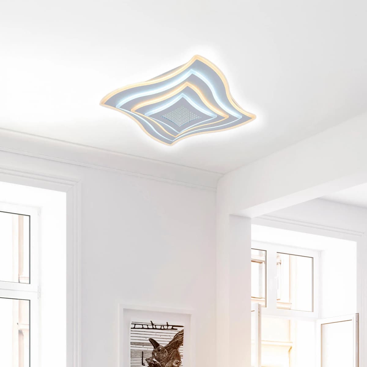 Inspire Plafoniera LED Masha, 50x50 cm – Leroy Merlin