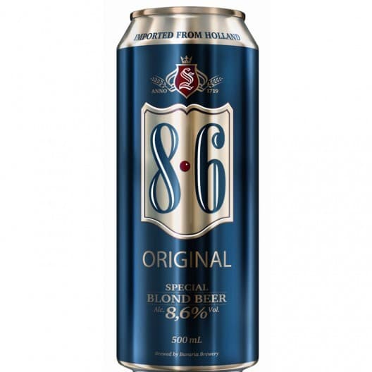 Birra Bavaria 8.6 lattina conf 4 pezzi da 500 ml cad in offerta da Carrefour