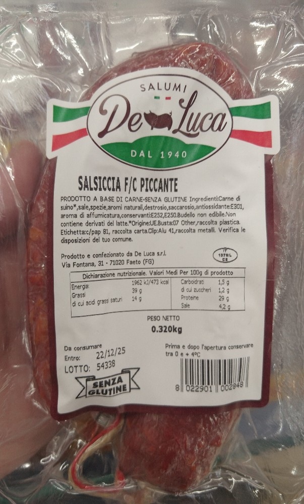 Salsiccia Curva g 320 - Offerta nel negozio MD