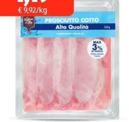 Prosciutto cotto Light 120 g Il Tagliere del Re in offerta da ALDI