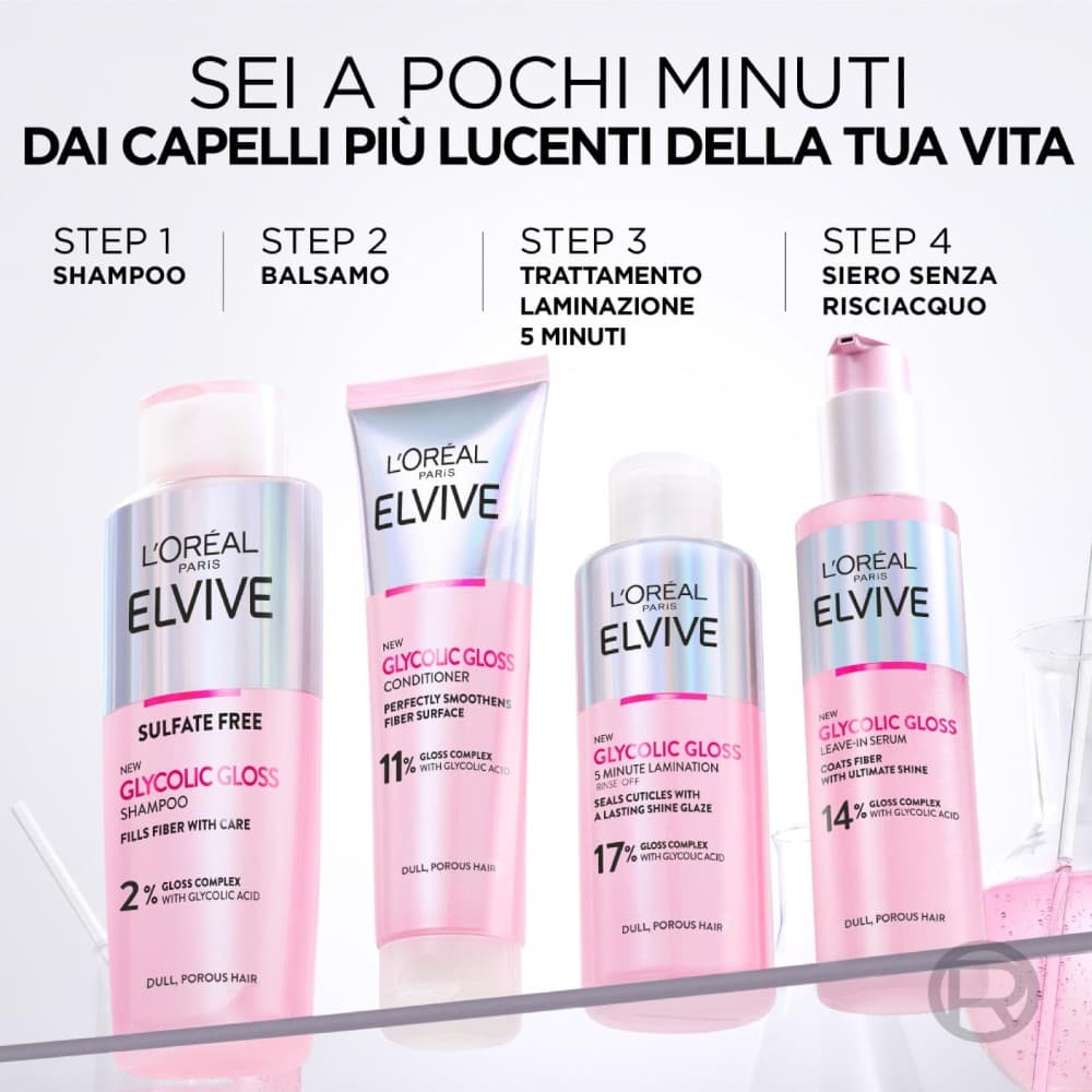 Glycolic Gloss Elvive L'Oréal Paris, 150 ml o 200 ml – Esselunga