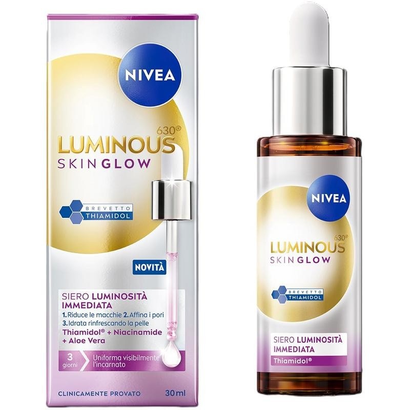 Nivea Luminous 630 SkinGlow siero viso 30 ml in offerta da Dm