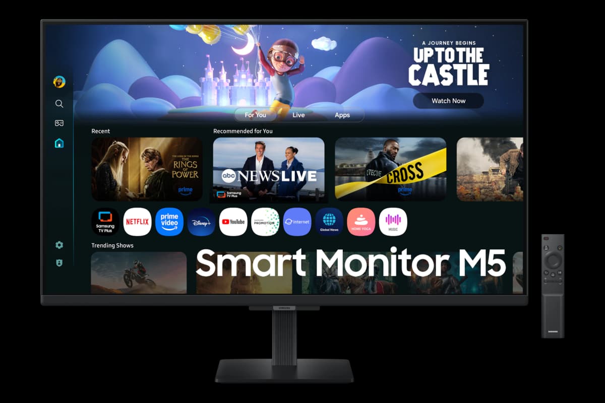 Smart Monitor M5 LS32FM500EUXE Samsung in offerta da Euronics