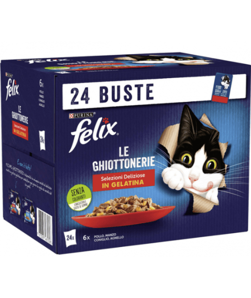 Felix Le Ghiottonerie XXL 24 x 85 g in offerta da ALDI