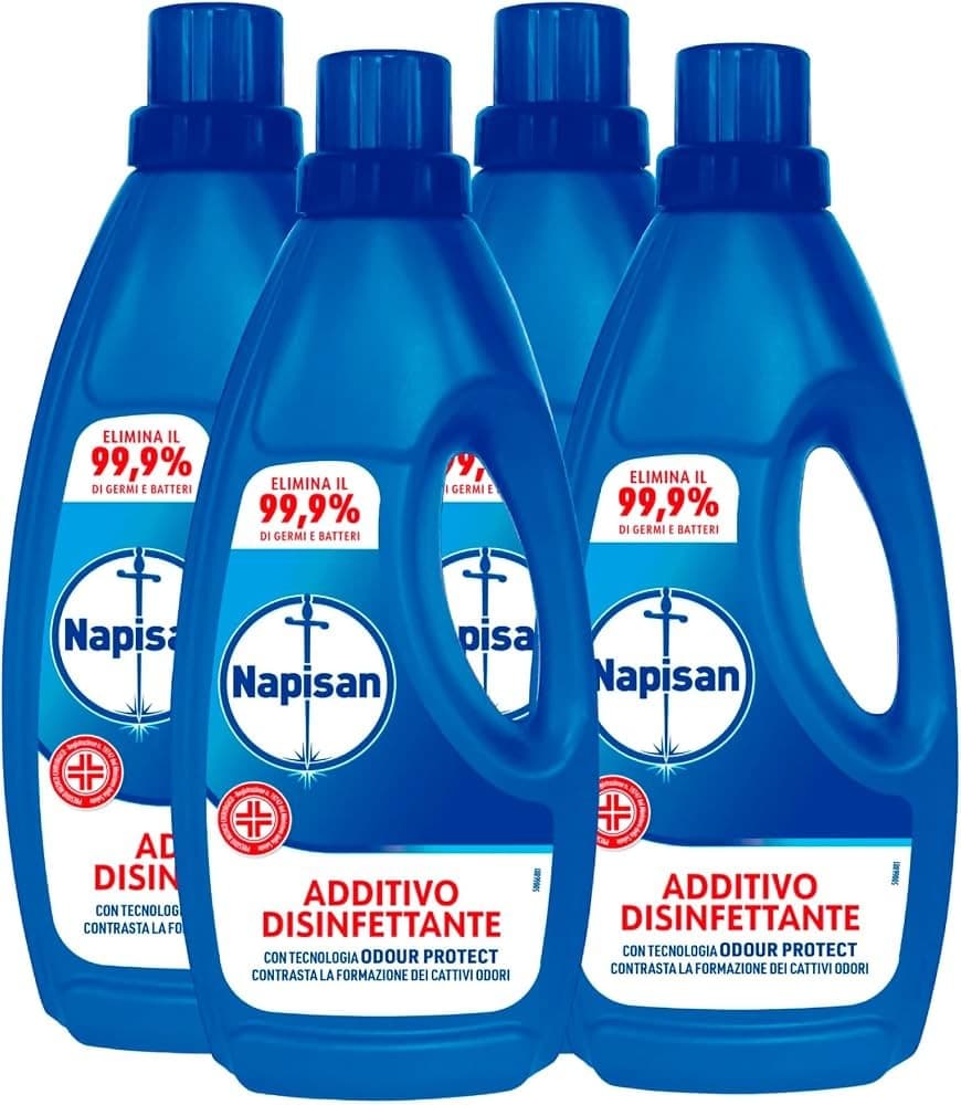 Additivo liquido disinfettante Napisan, conf. da 2, L 4,4 – Bennet