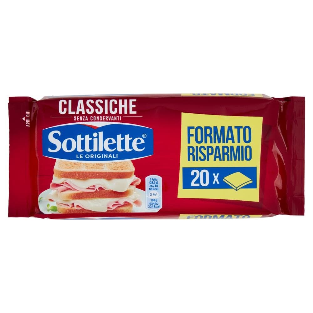 Sottilette classiche 571 g in offerta da Iper La grande i