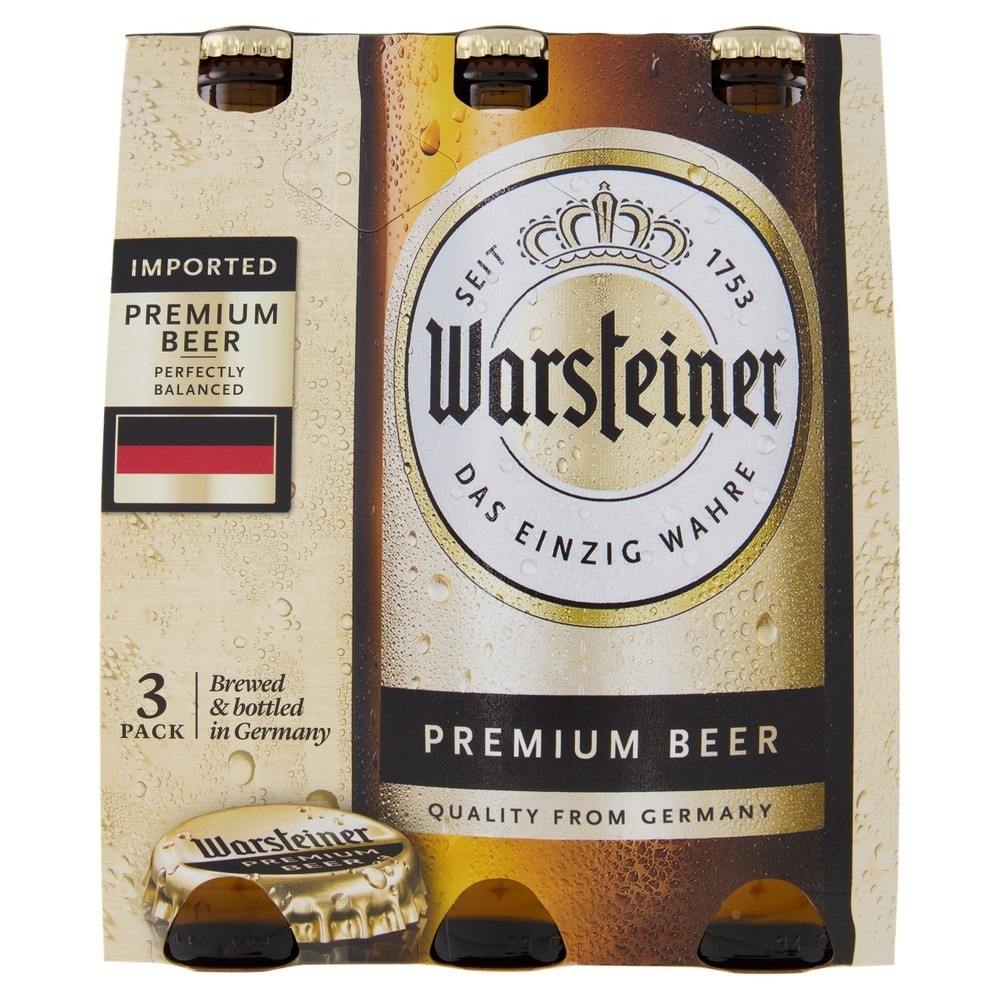 Birra Premium Warsteiner 33 cl x 3 in offerta da Iper La grande i
