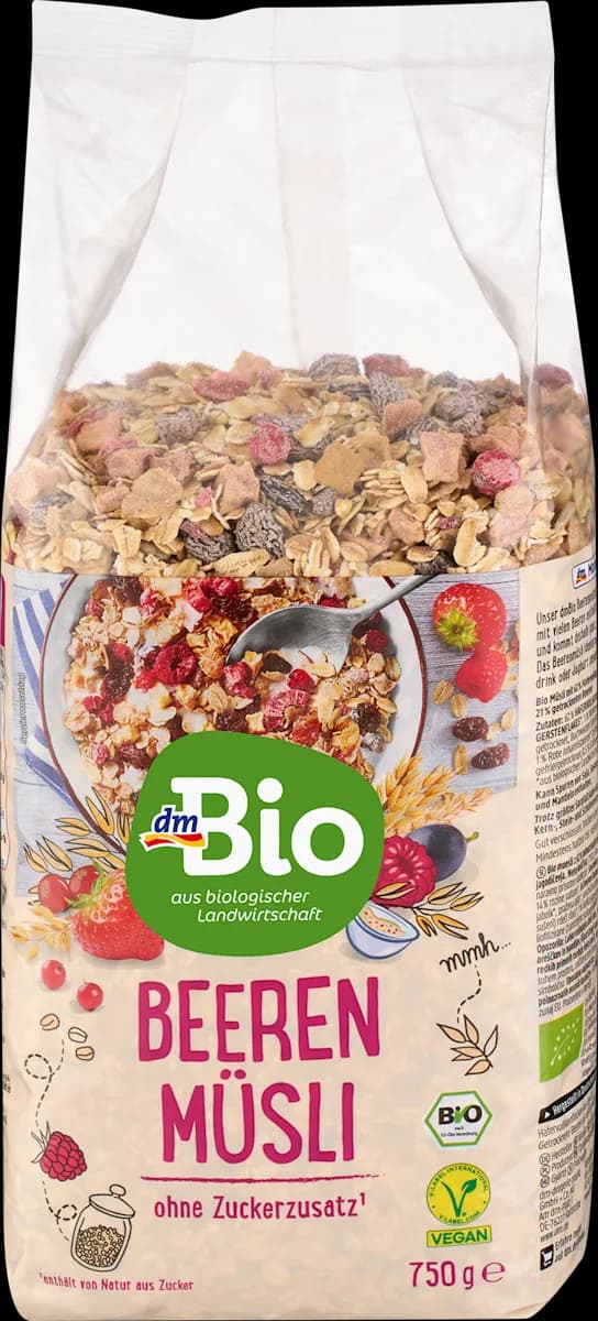 dmBio müsli con frutta 750 g in offerta da Dm