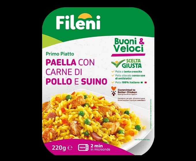 Paella con Carne 220 g Fileni in offerta da Carrefour