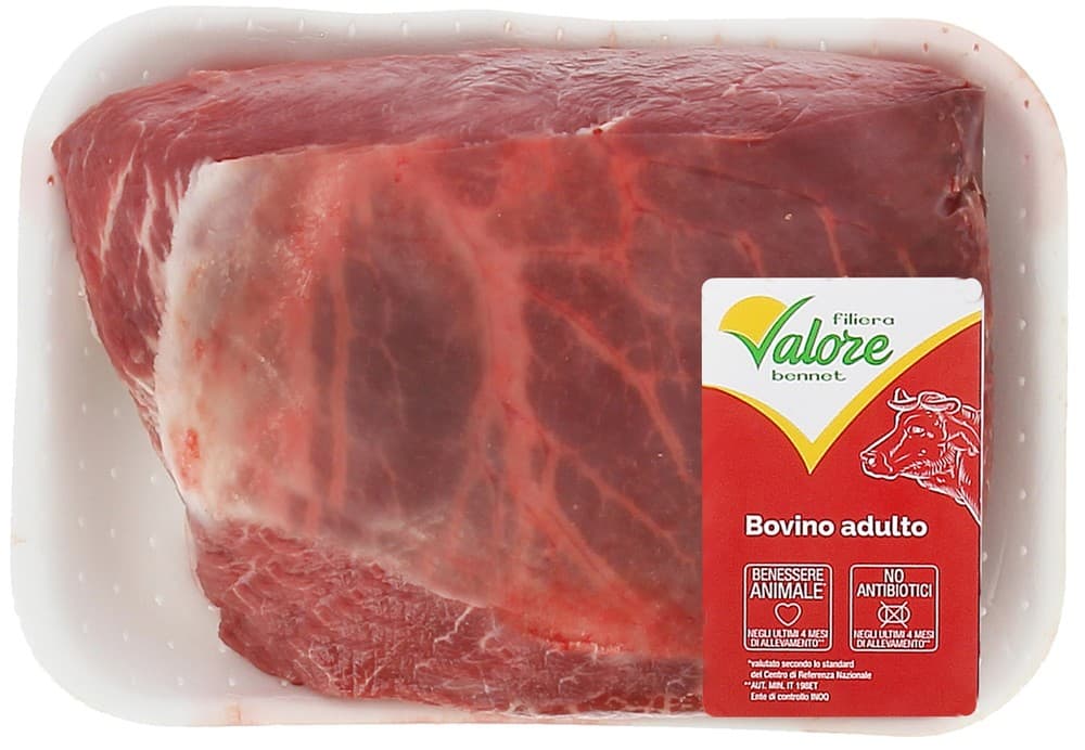 Polpa di bovino adulto per brasato Filiera Valore Bennet – Bennet