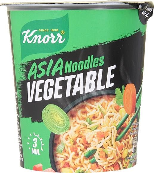 Knorr Noodles istantanei in cup, 65/63 g – ALDI