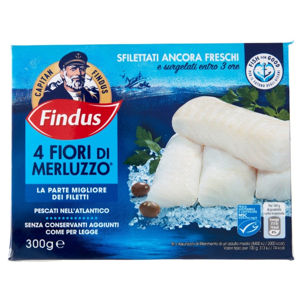 Fiori di merluzzo Capitan Findus 4 pezzi, 300 g in offerta da Coop
