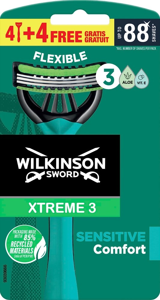Rasoi usa e getta Xtreme 3 Wilkinson 5 pezzi+3 gratis in offerta da Esselunga