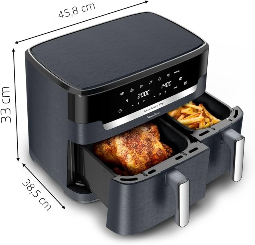 Dual Easy Fry XXL 11 L Moulinex in offerta da Unieuro