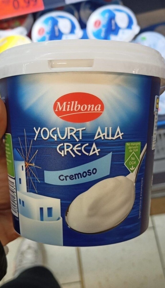 Milbona yogurt alla greca cremoso 1,1 kg in offerta da Lidl