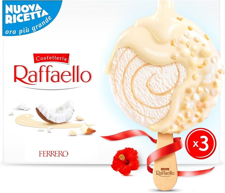 Gelato Rocher o Raffaello Ferrero 3 pezzi, g 190 in offerta da Panorama