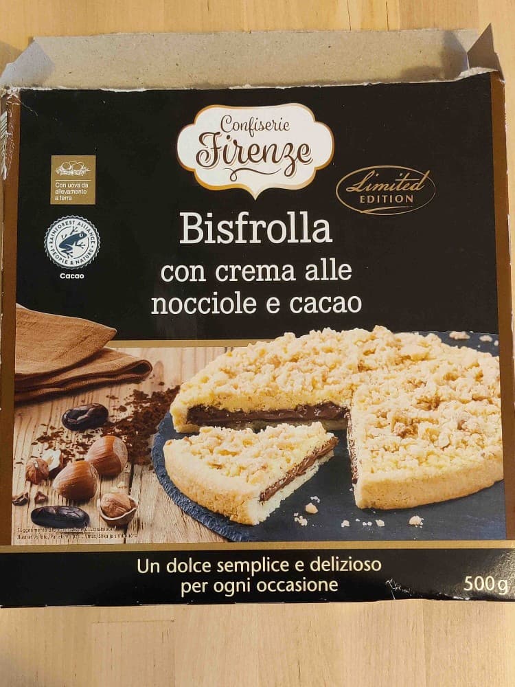 Confiserie Firenze bisfrolla con crema alle nocciole e cacao, 500 g – Lidl