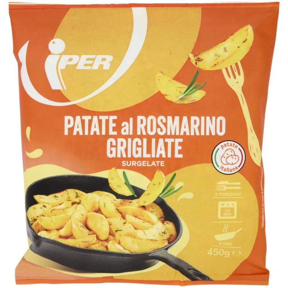 Patate al rosmarino grigliate, 450 g Iper – Iper La grande i