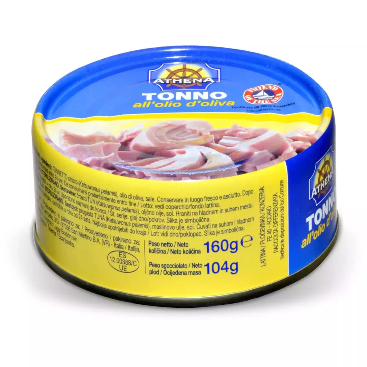 Tonno all'olio d'oliva, 160 g Athena – Eurospin