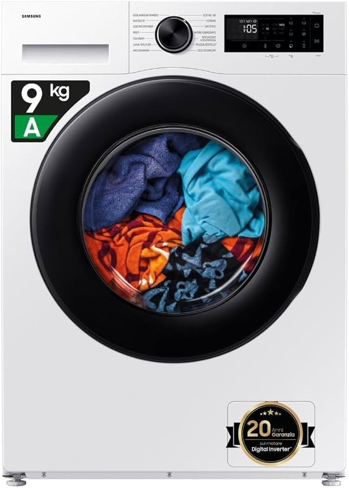 Lavatrice Slim Crystal Clean WW90DG5G34AE 9 KG Samsung - Offerta nel negozio Expert